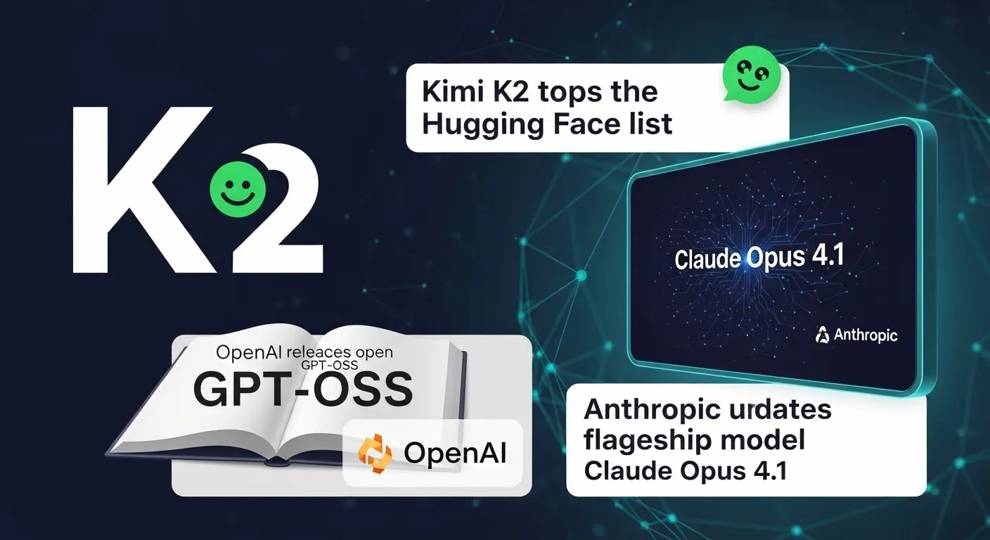 Three Major AI Breakthroughs Reshape the Open Source Landscape: Kimi K2, OpenAI's GPT-OSS, and Claude Opus 4.1