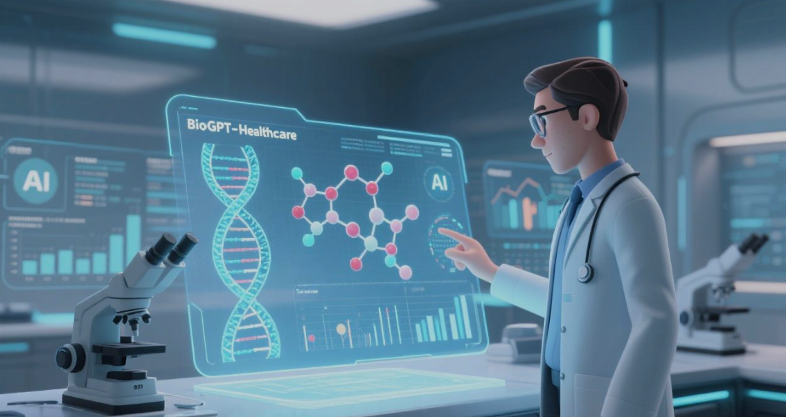 BioGPT-Healthcare, a professional medical AI model developed by Microsoft, achieves accuracy surpassing human performance on PubMedQA.