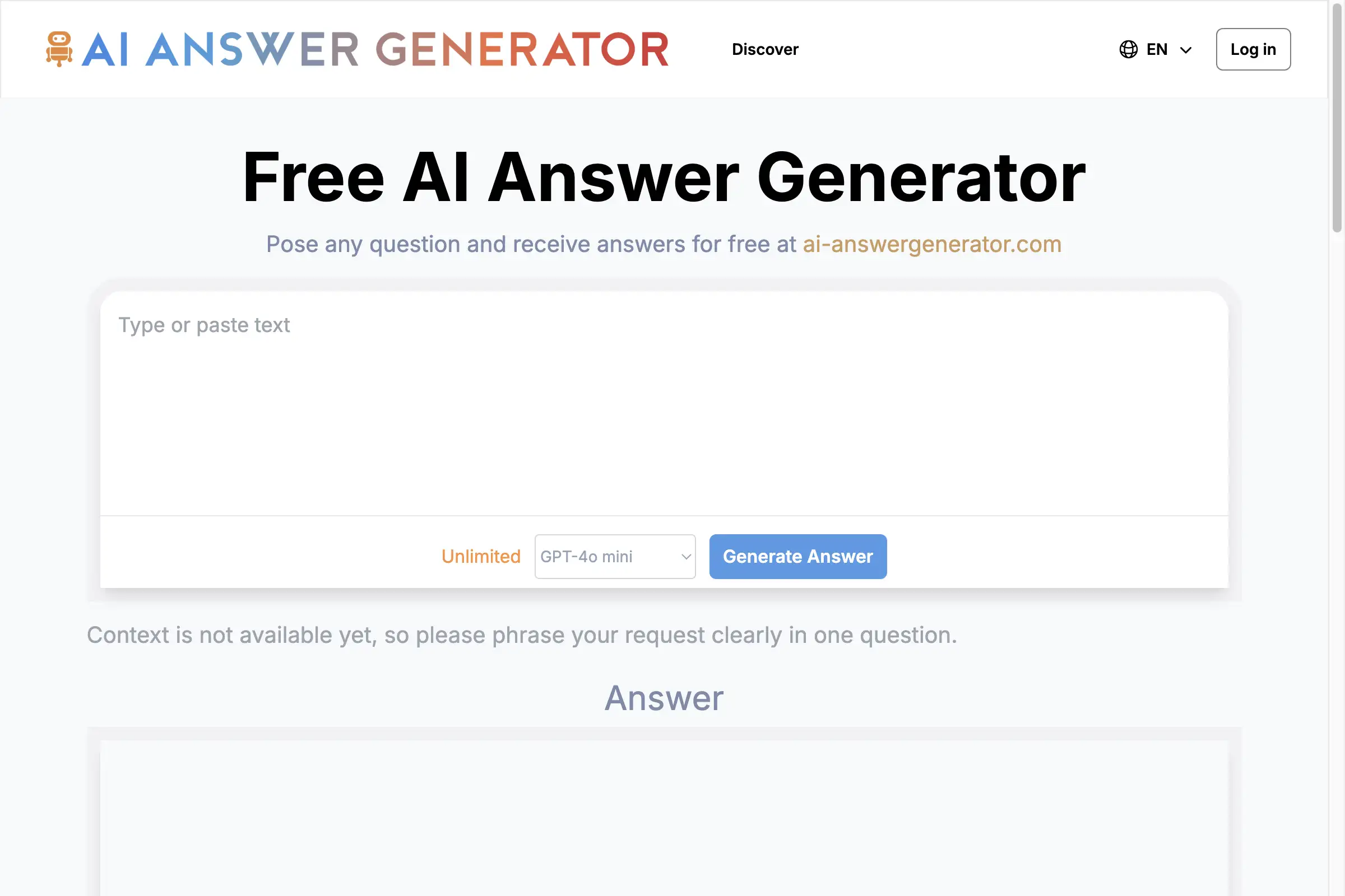 AI Answer Generator