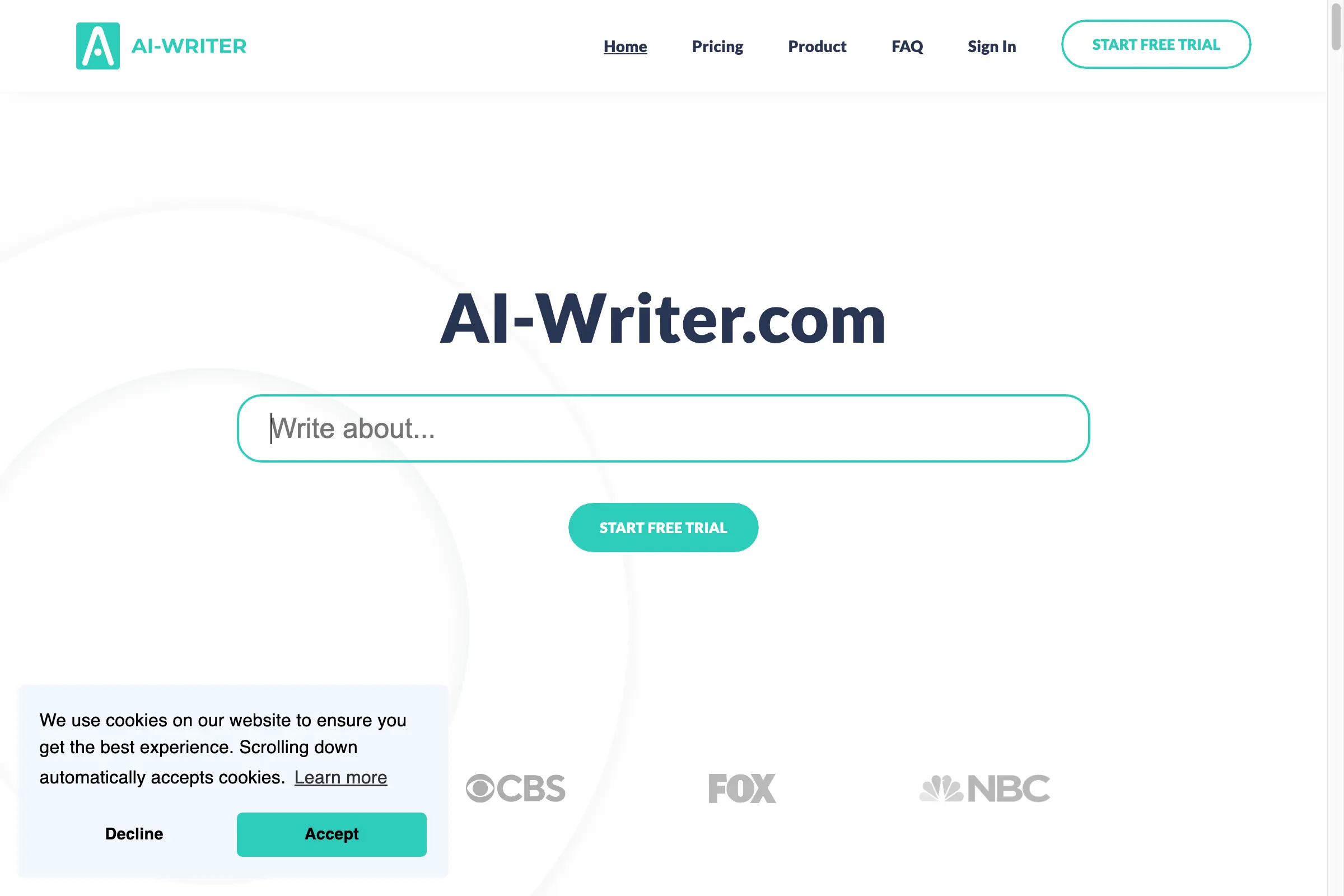 Writer.com™ - The only AI Text Generator built to be trusted.