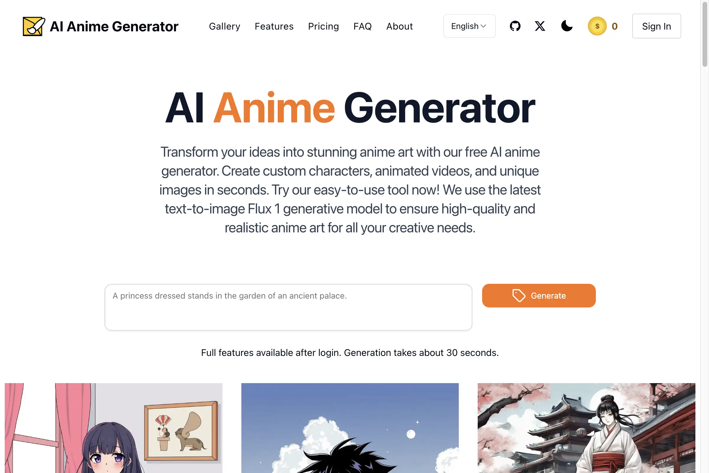 AI Anime Generator