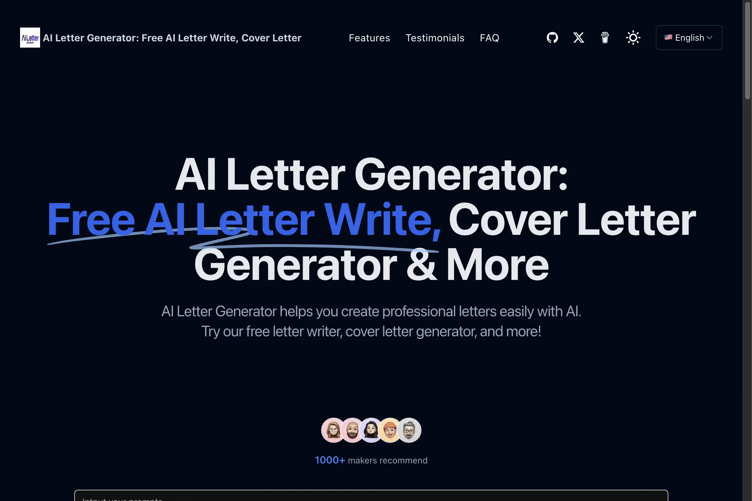 AI Letter Generator