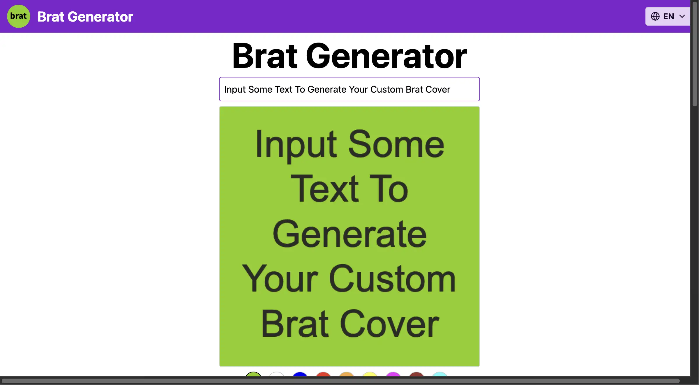 Brat Generator