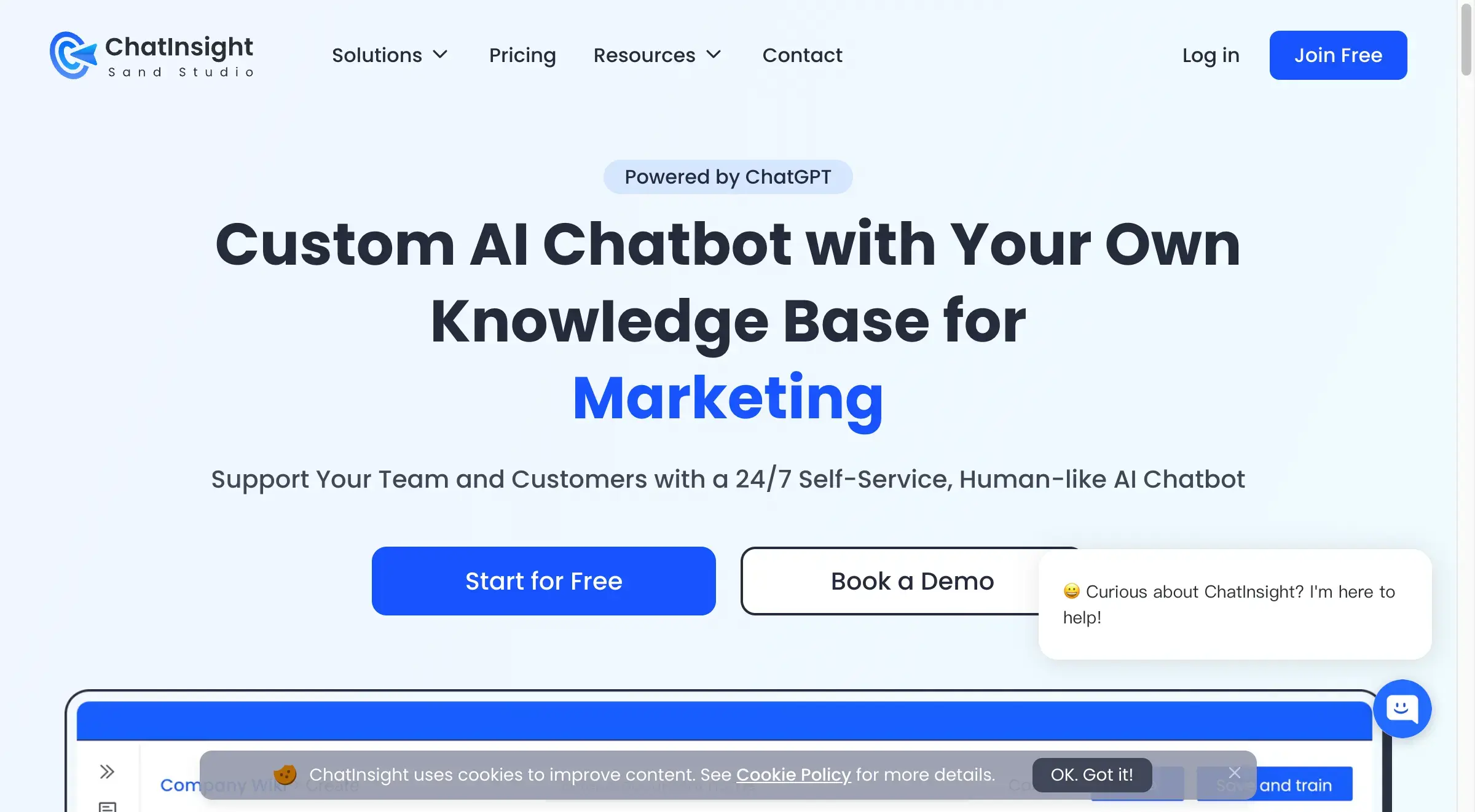 ChatInsight: Custom AI Chatbots Trained on Your Business Data