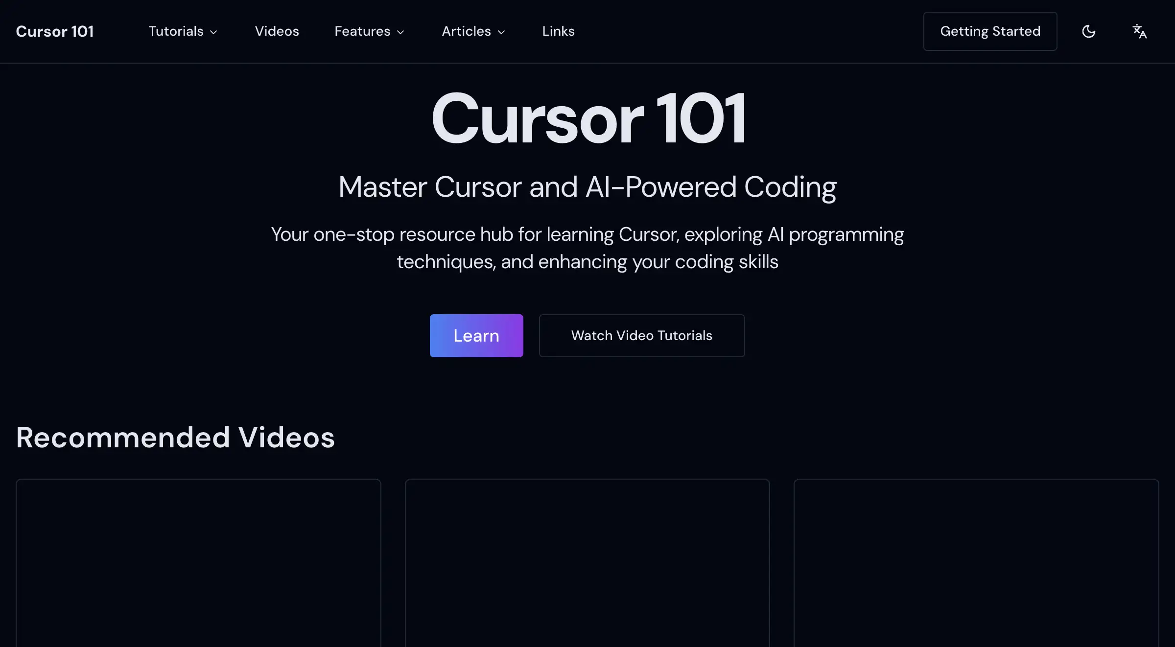 Cursor 101