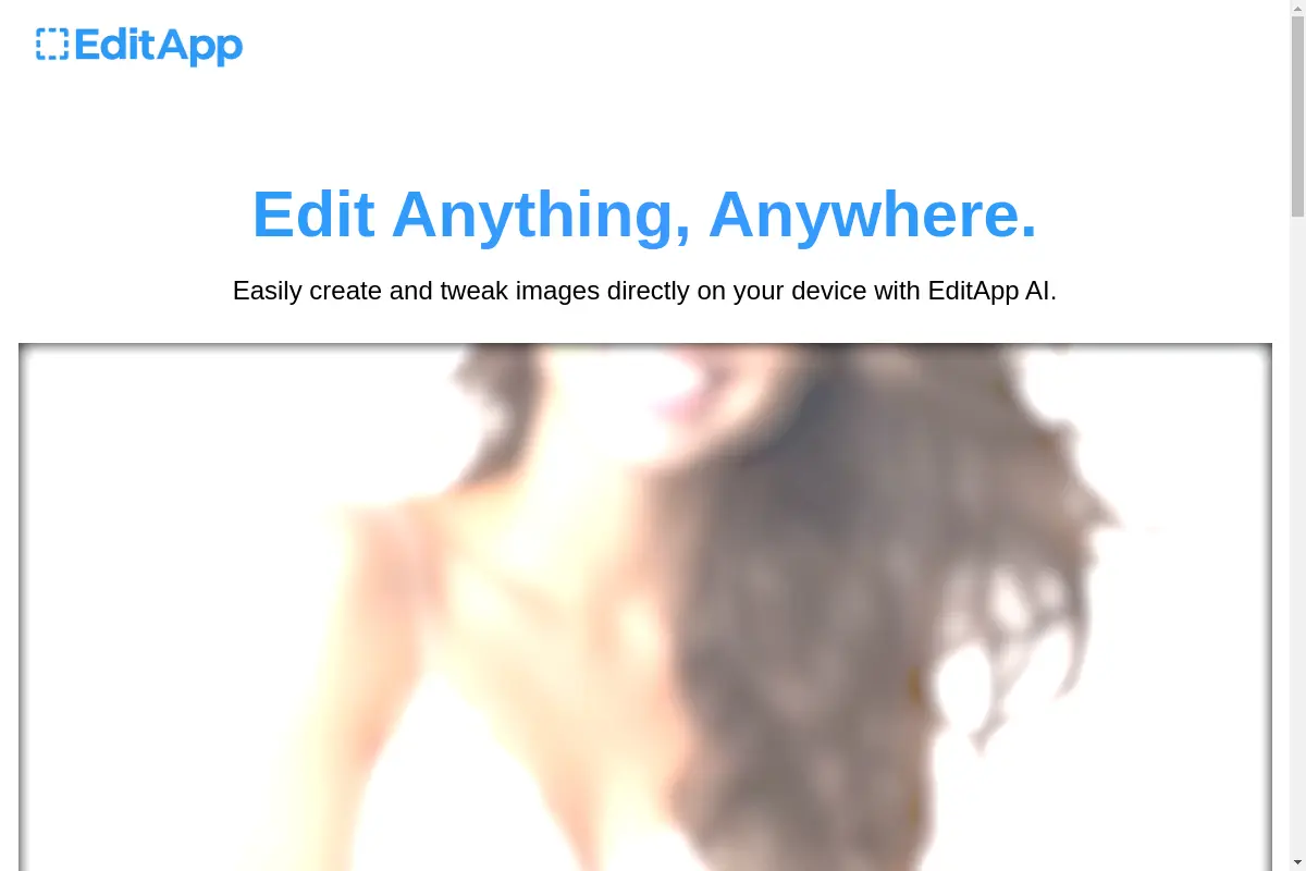 EditApp: Edit Anything with AI