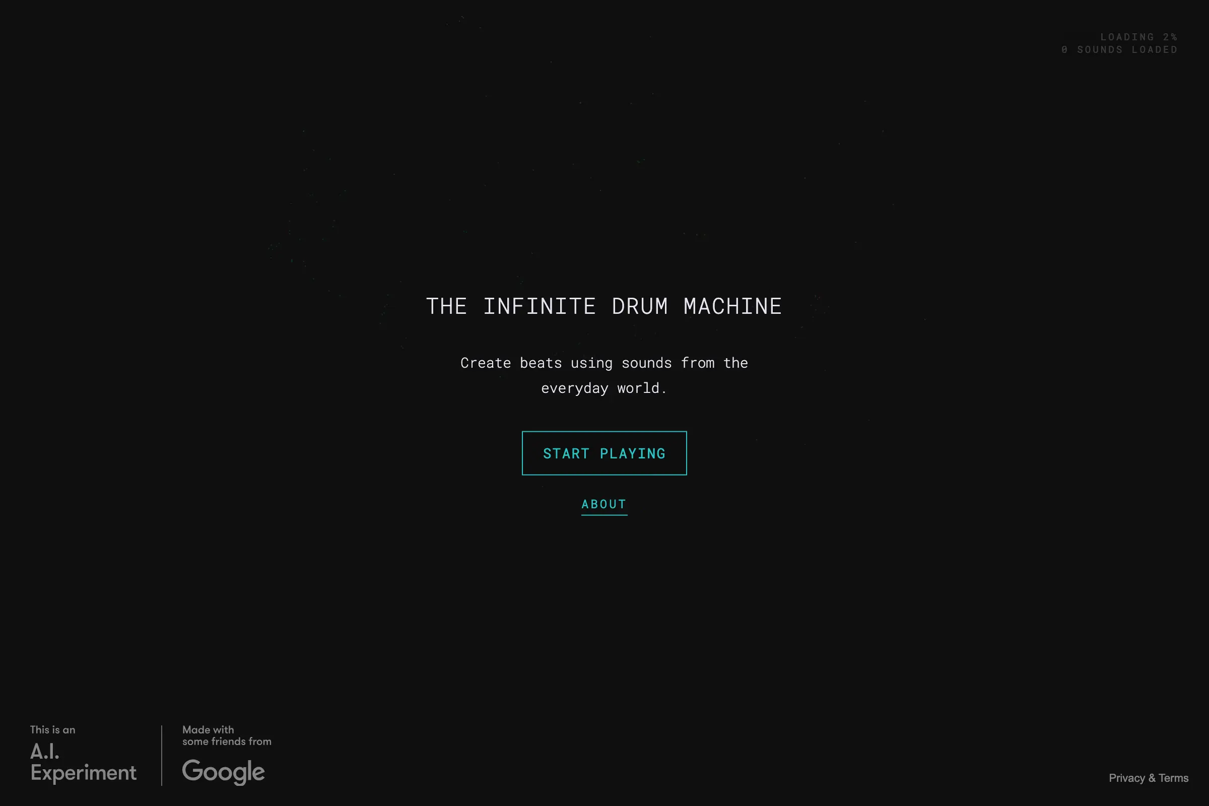 The Infinite Drum Machine