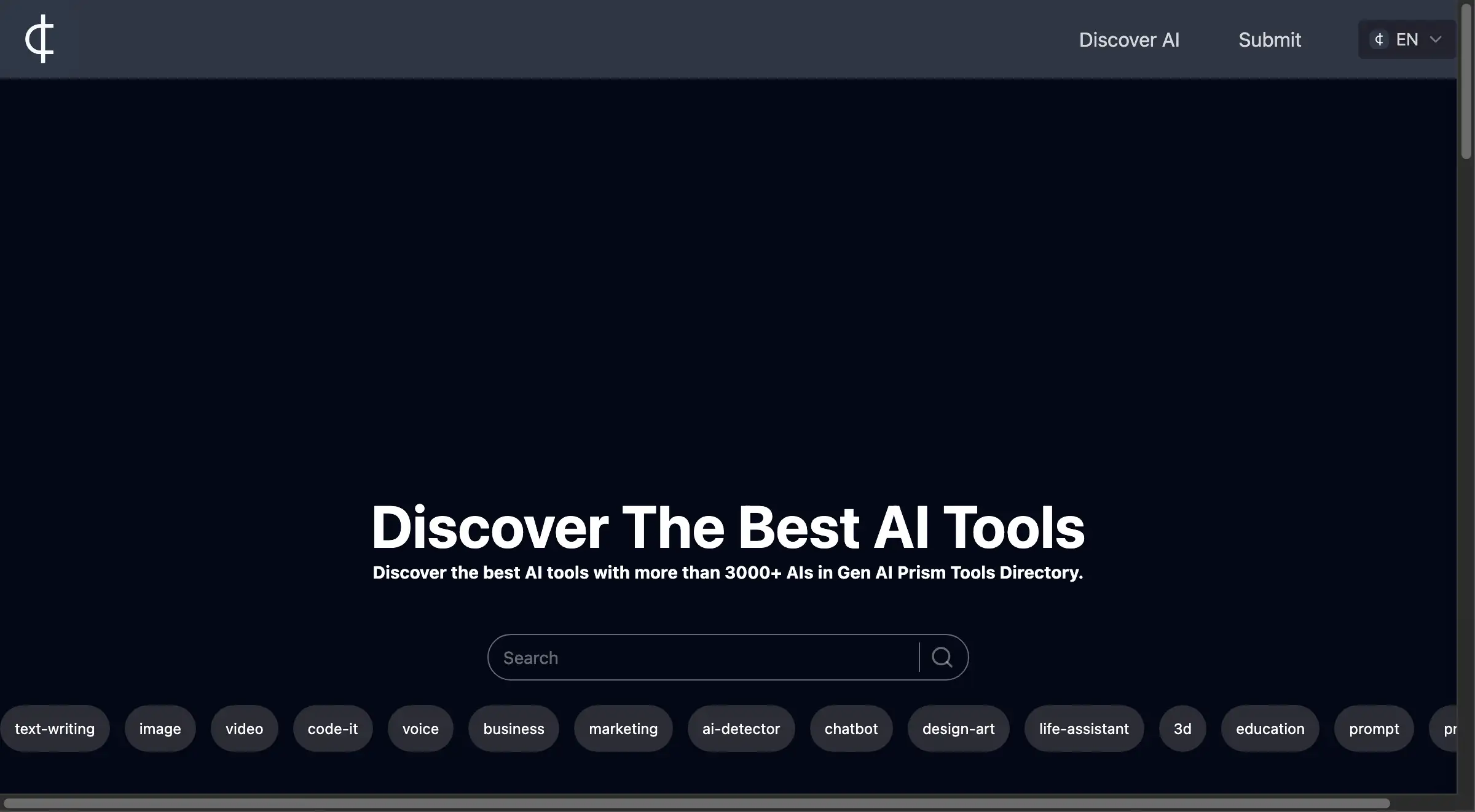 Gen AI Prism Tools Directory