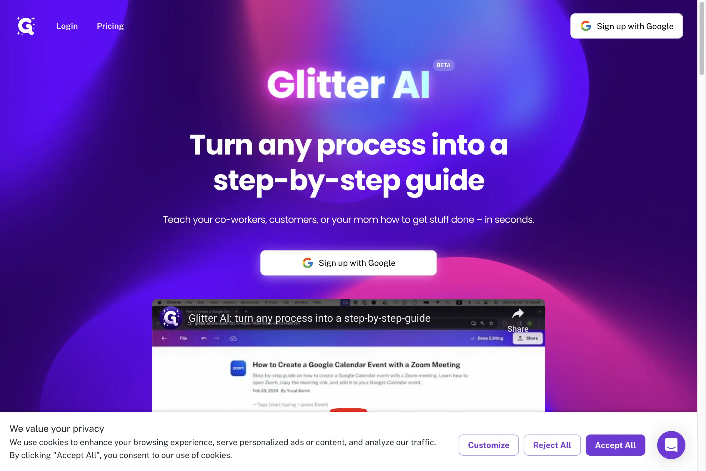 Glitter AI