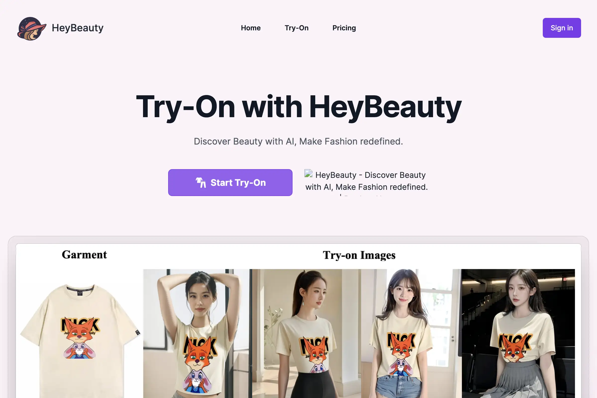 HeyBeauty - AI Virtual Try-On App