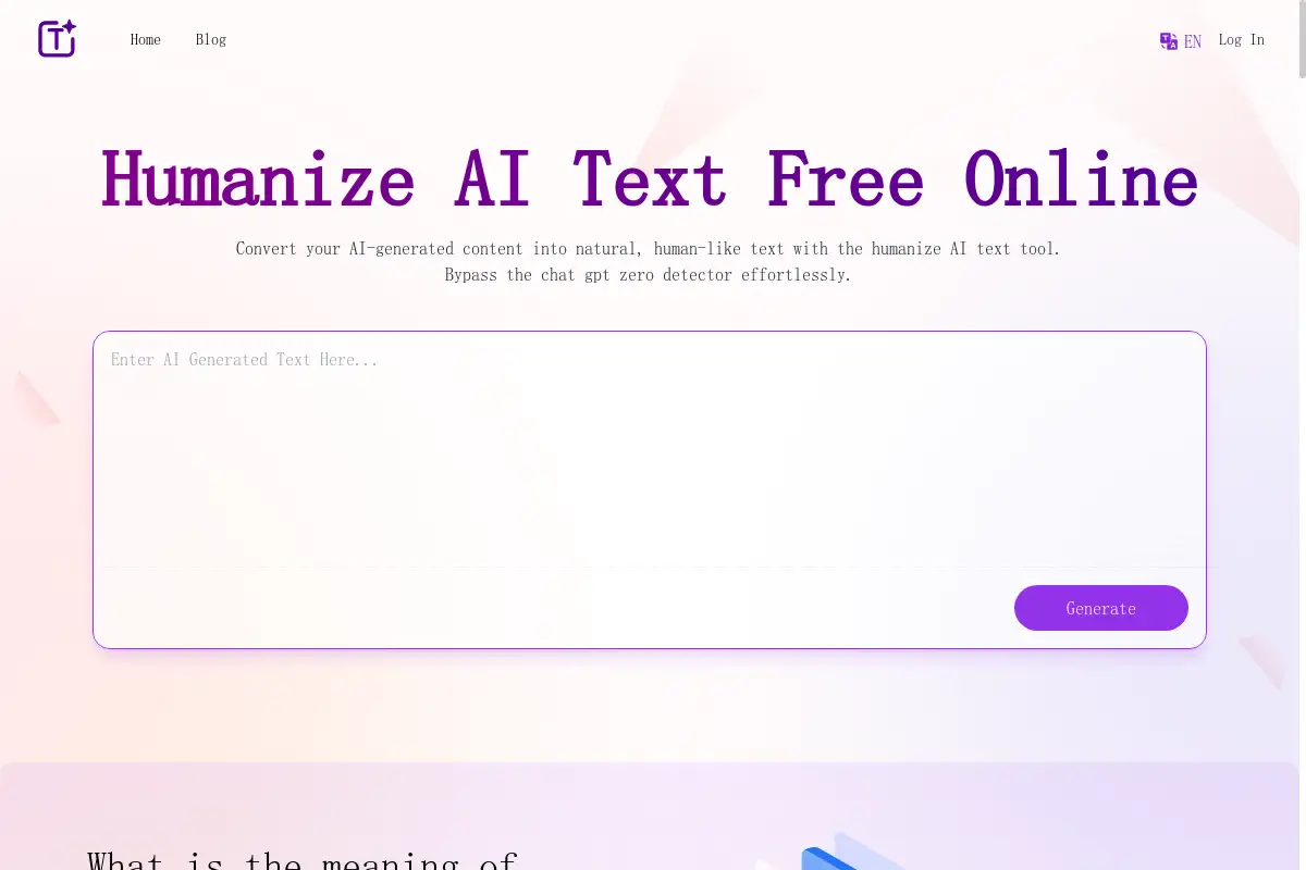 Humanize AI Text Free Online