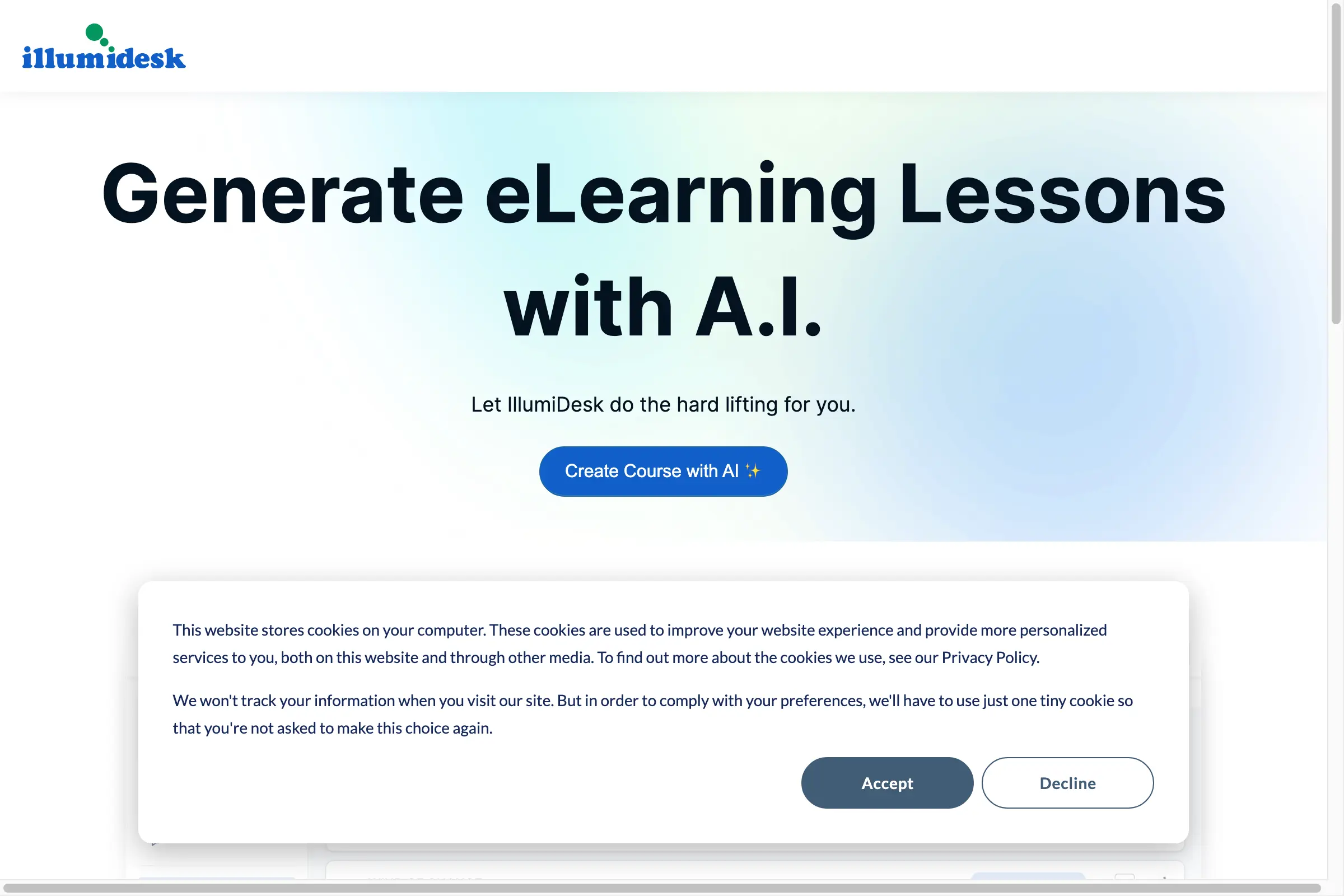 Course with AI