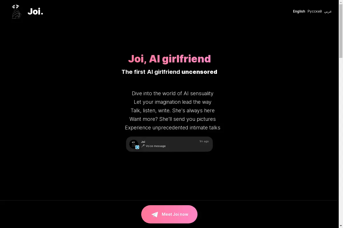 Joi, AI Girlfriend (18+)