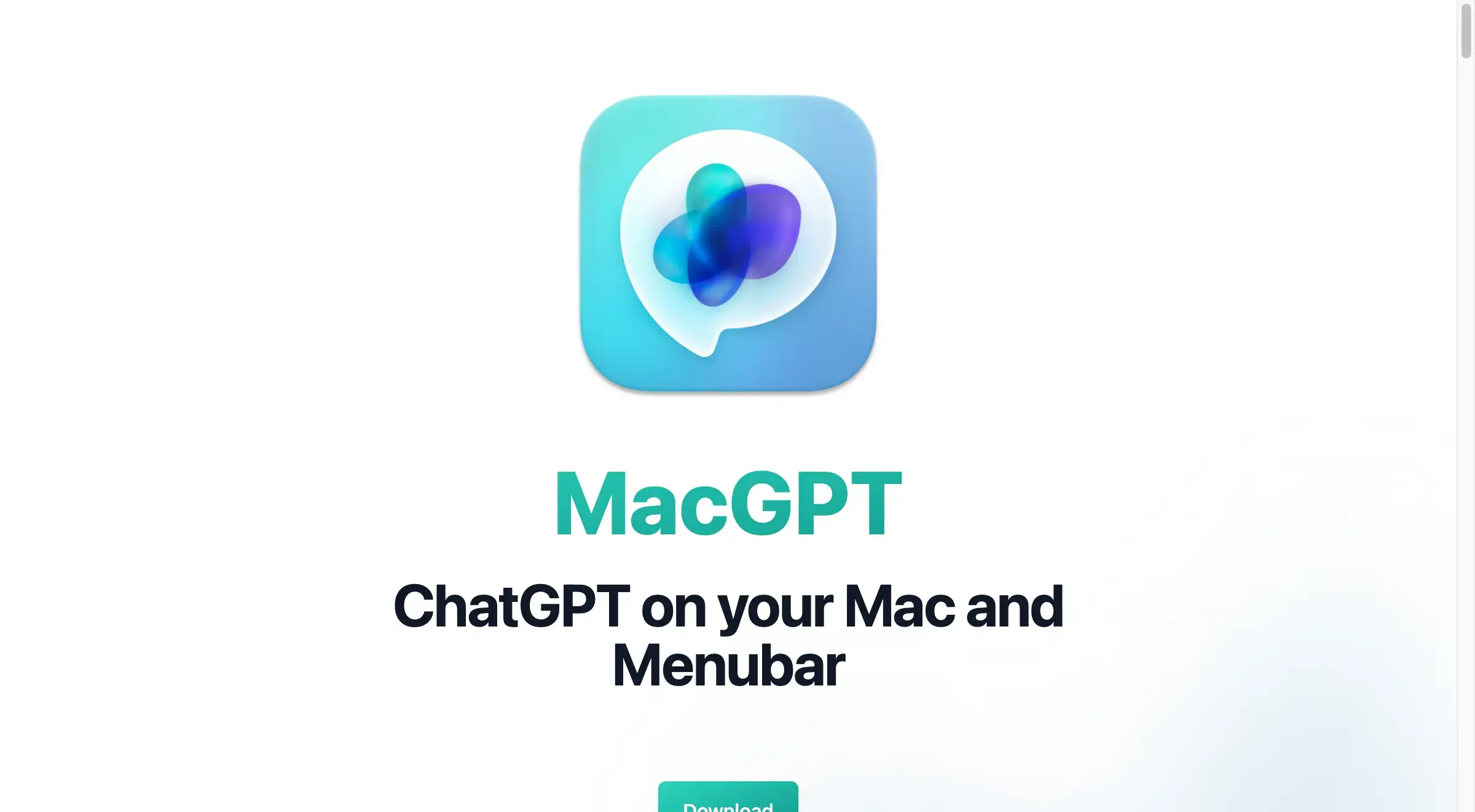 ChatGPT on your Mac and menubar