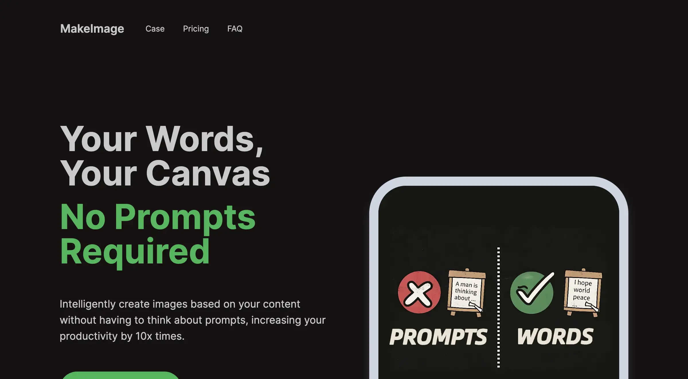 MakeImage | Your Words, Your Canvas