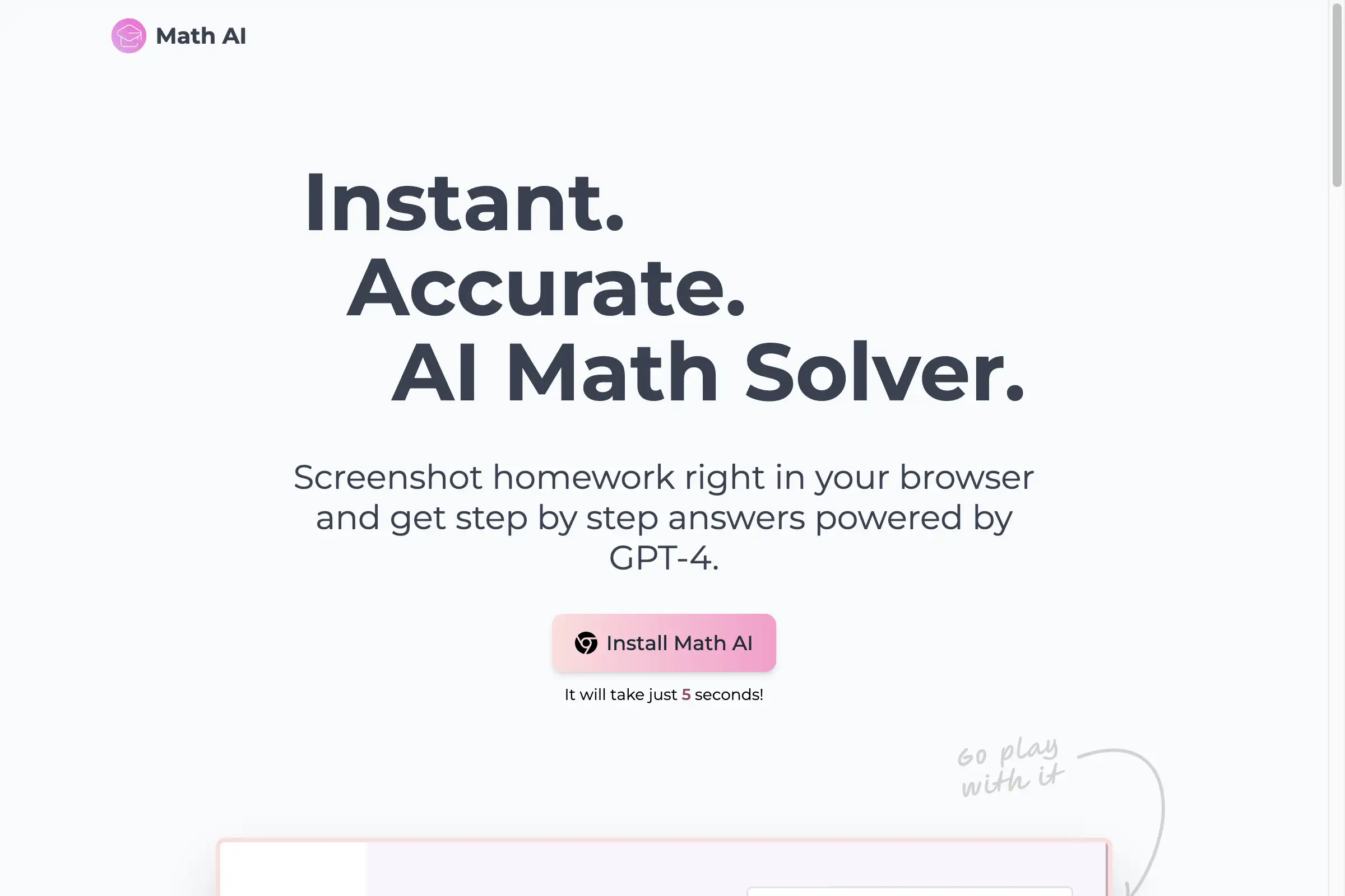 Math AI