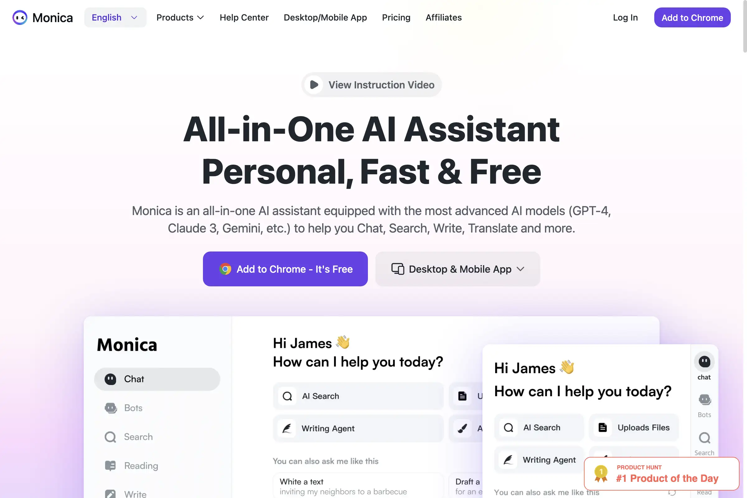 Monica - Your ChatGPT AI Assistant for Anywhere