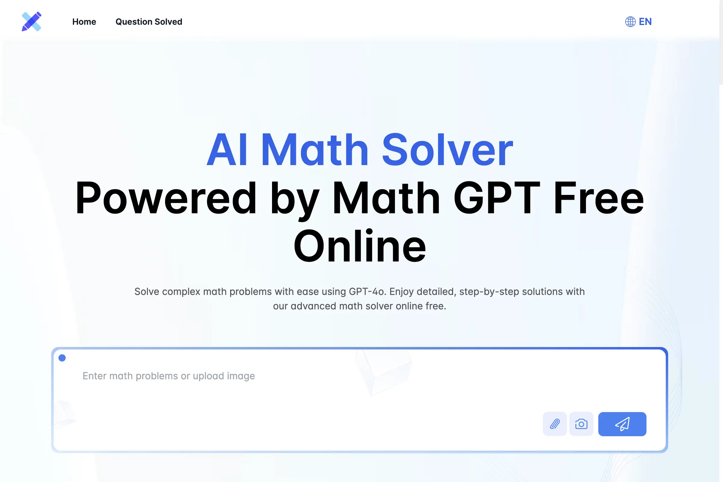 AI Math Solver Powered by Math GPT