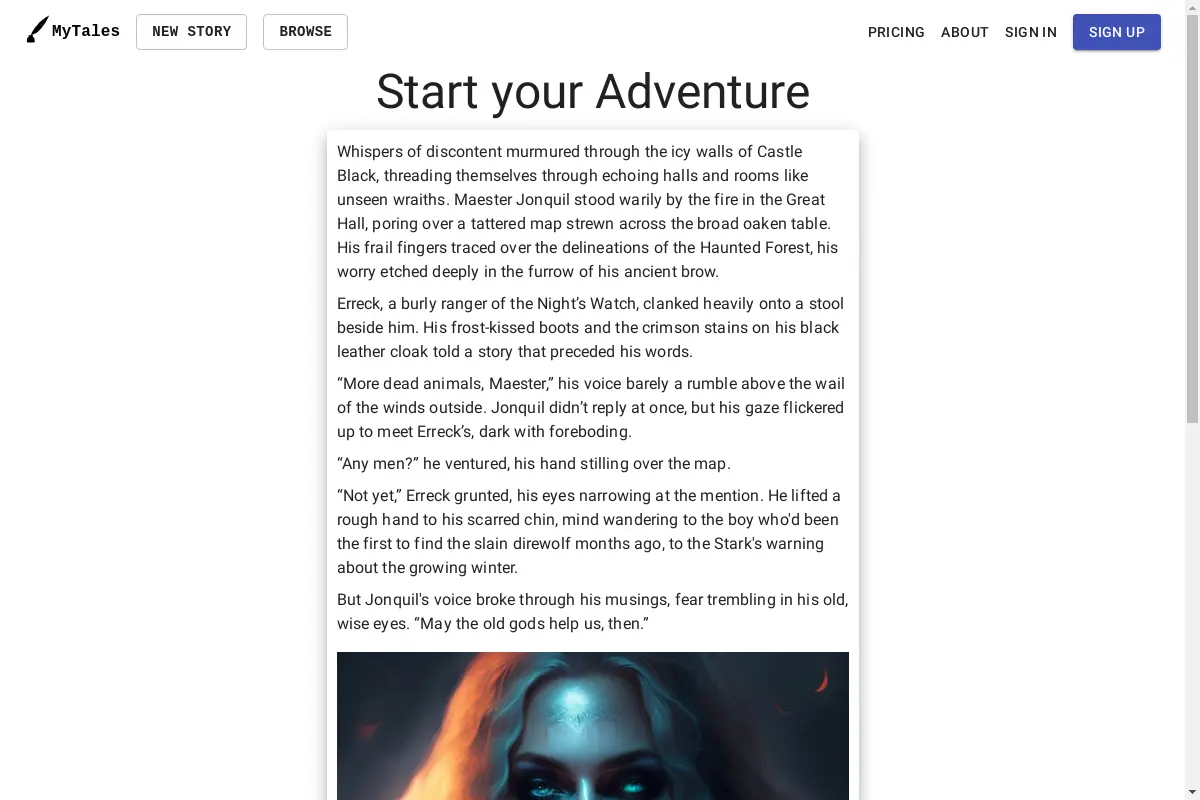 MyTales - AI Powered Story Generator