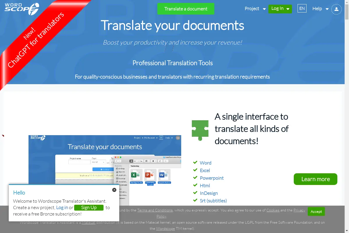 Wordscope Professional Translation Tools