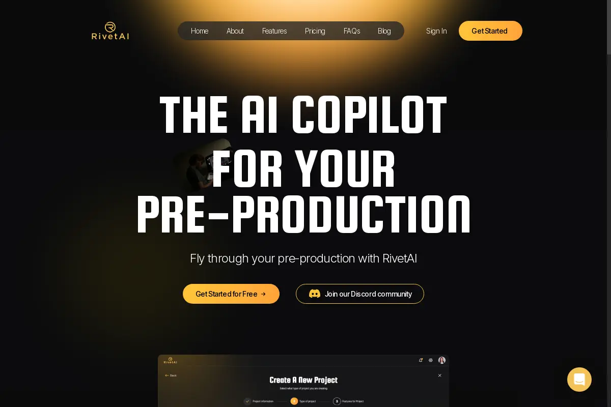 RivetAI - AI Copilot for Pre-Production
