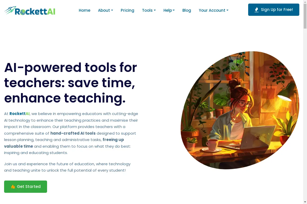 RockettAI - AI-powered tools for teachers.