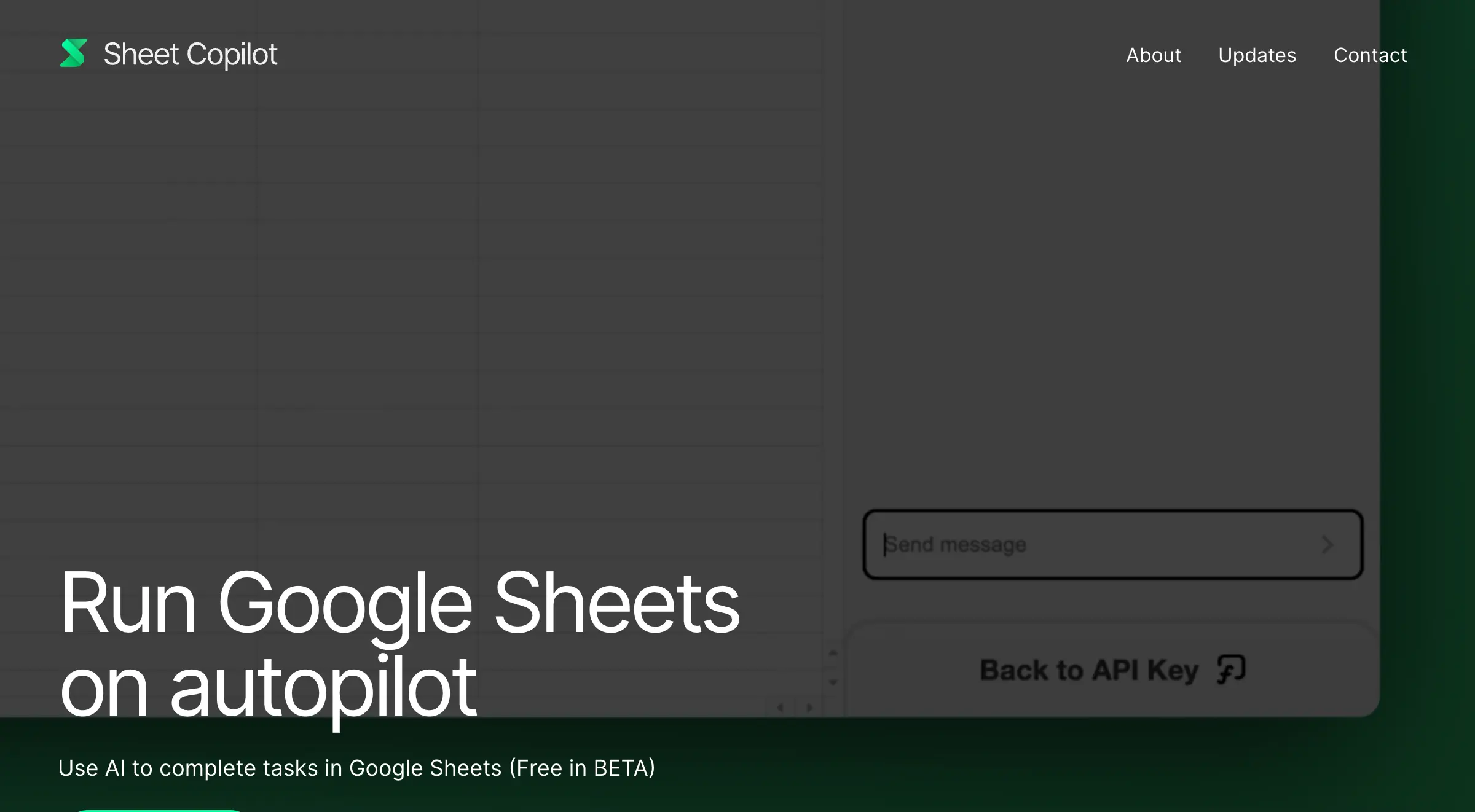 Sheet Copilot: Google Sheets on Autopilot