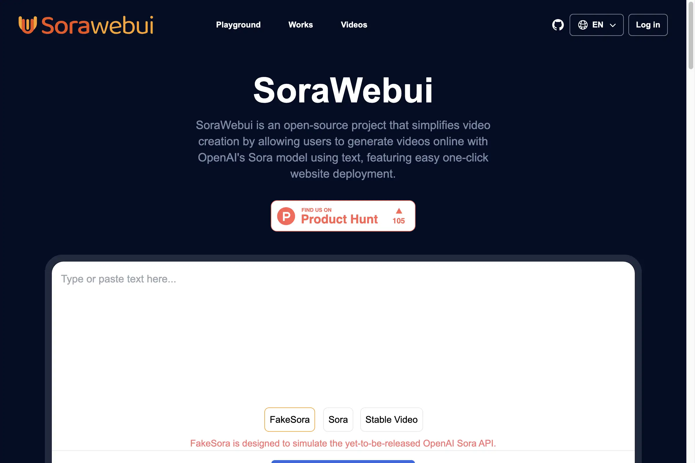 SoraWebui