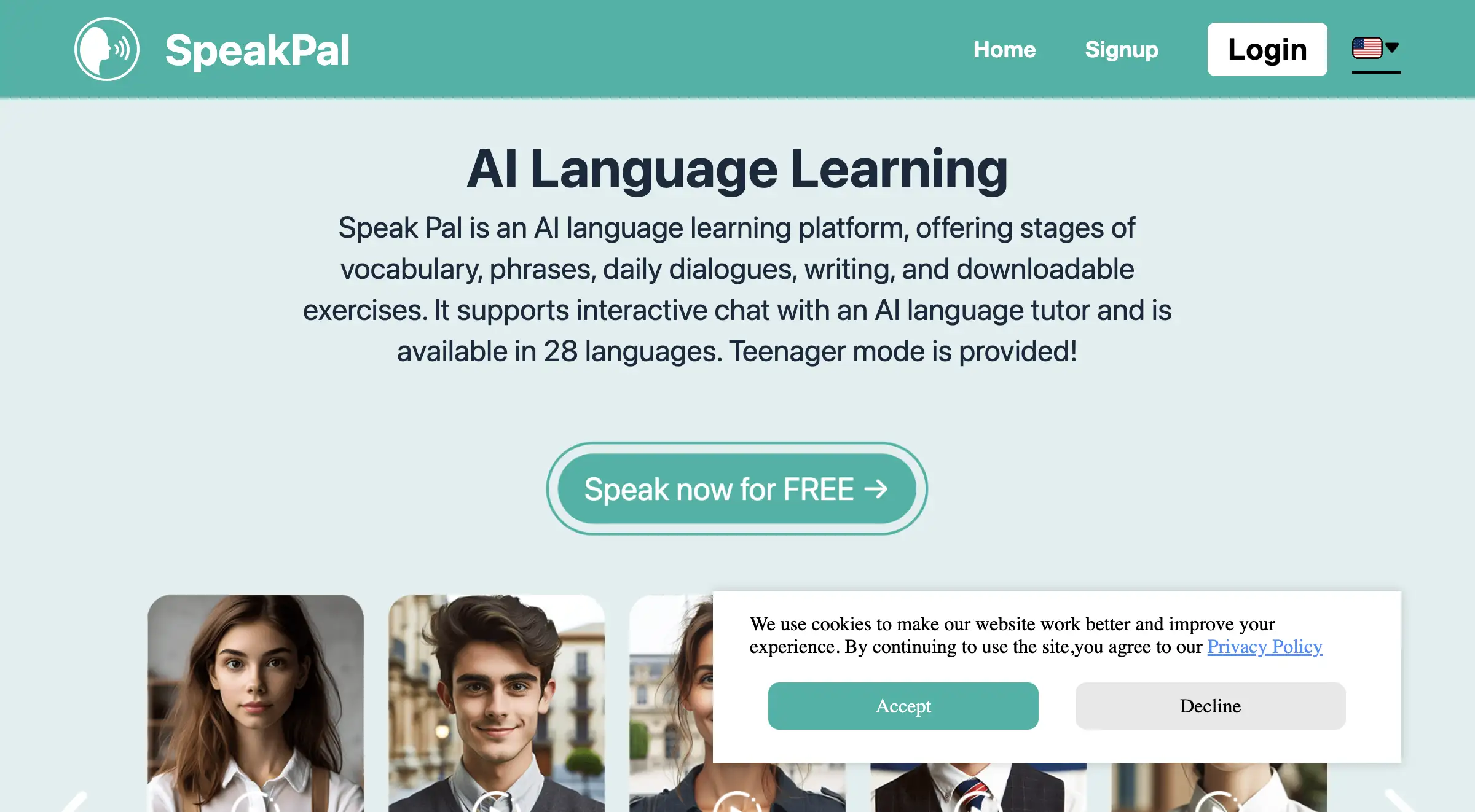 AI Language Learning - SpeakPal