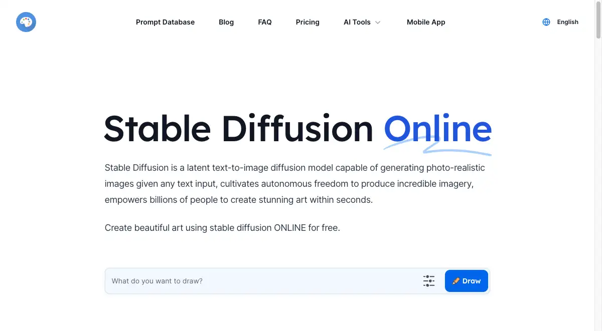 Stable Diffusion Online