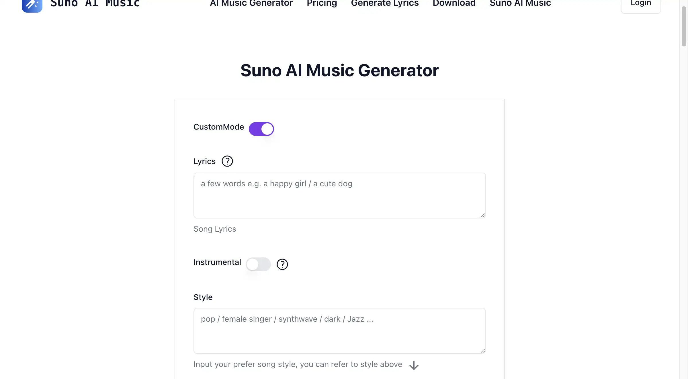 Suno AI Music