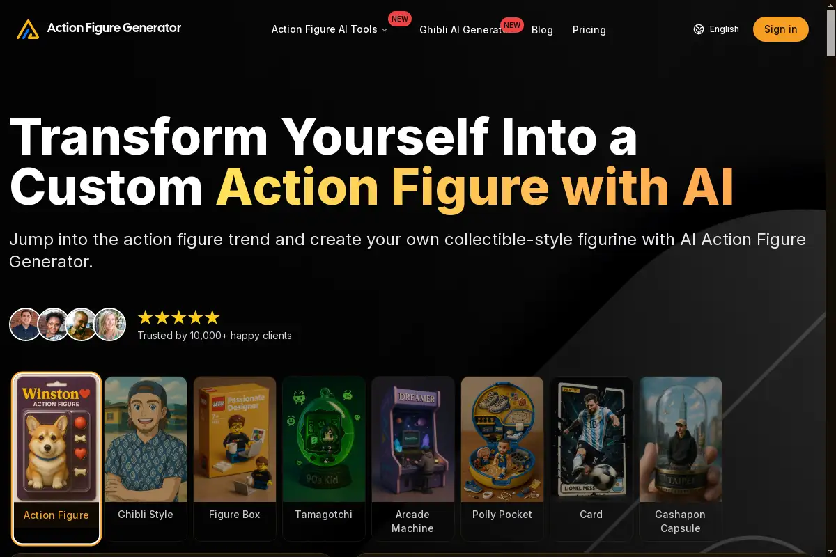 Action Figure Generator