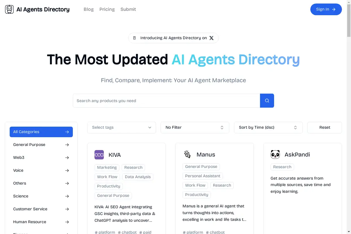 AI Agents Directory