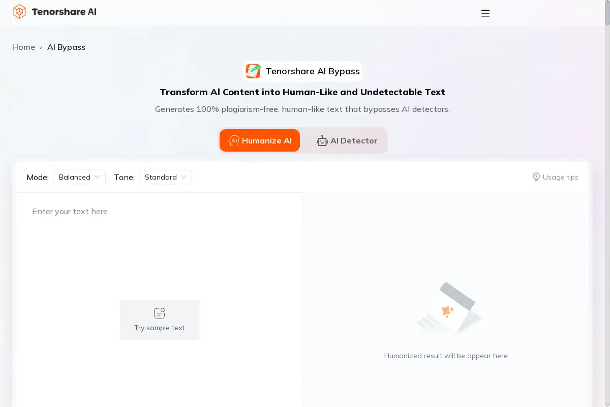 Tenorshare AI Bypass