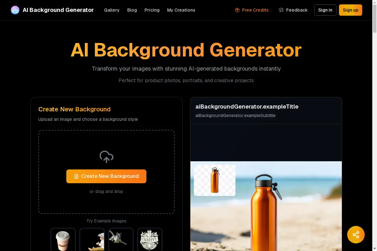 ai background generator