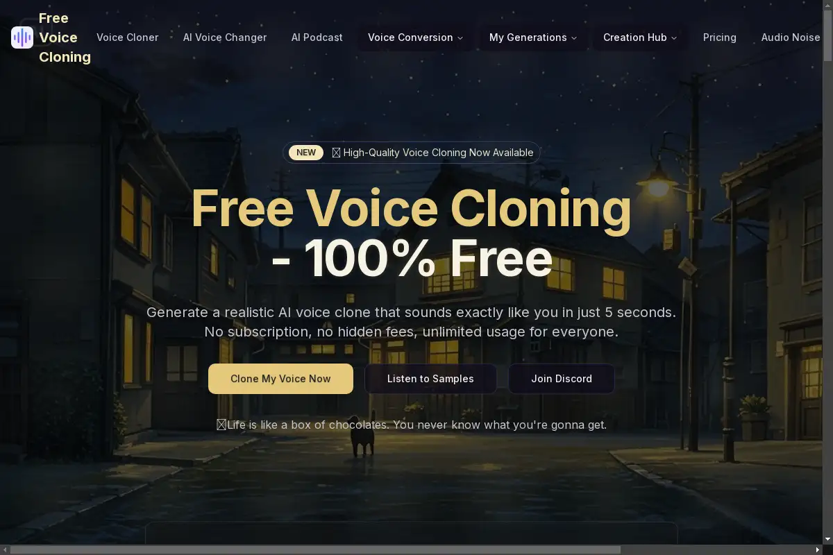 Free Voice Cloning