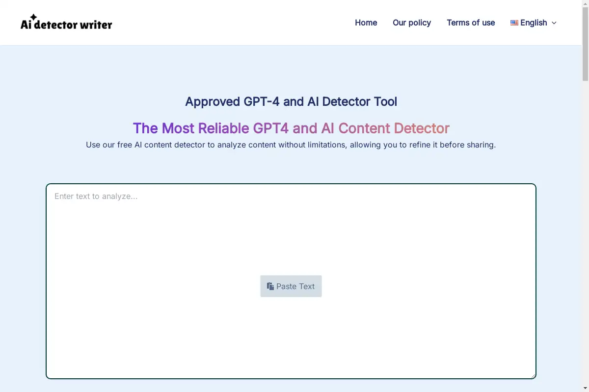 AI Detector Writer