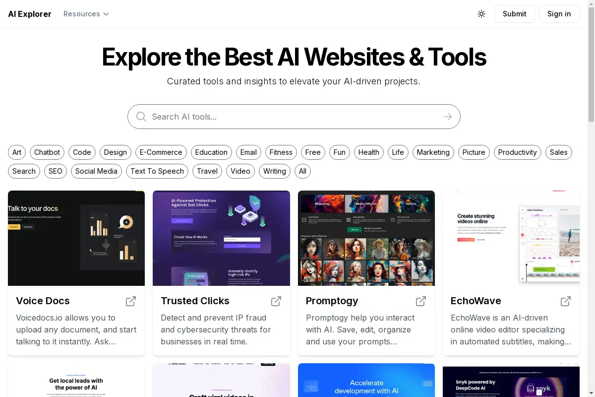 AI Tools Explorer