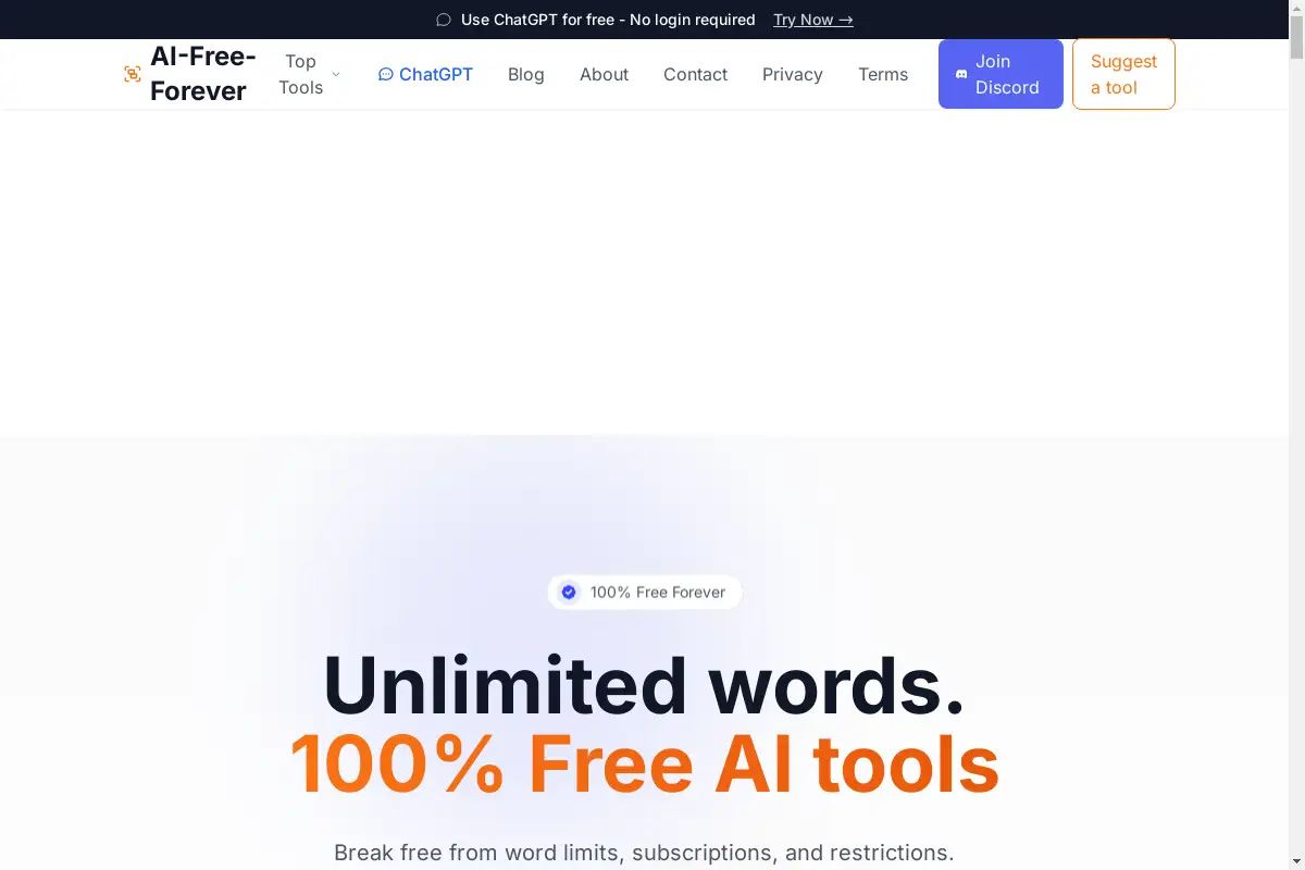 AI FREE FOREVER
