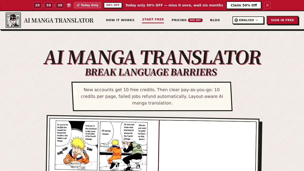 ai manga translator