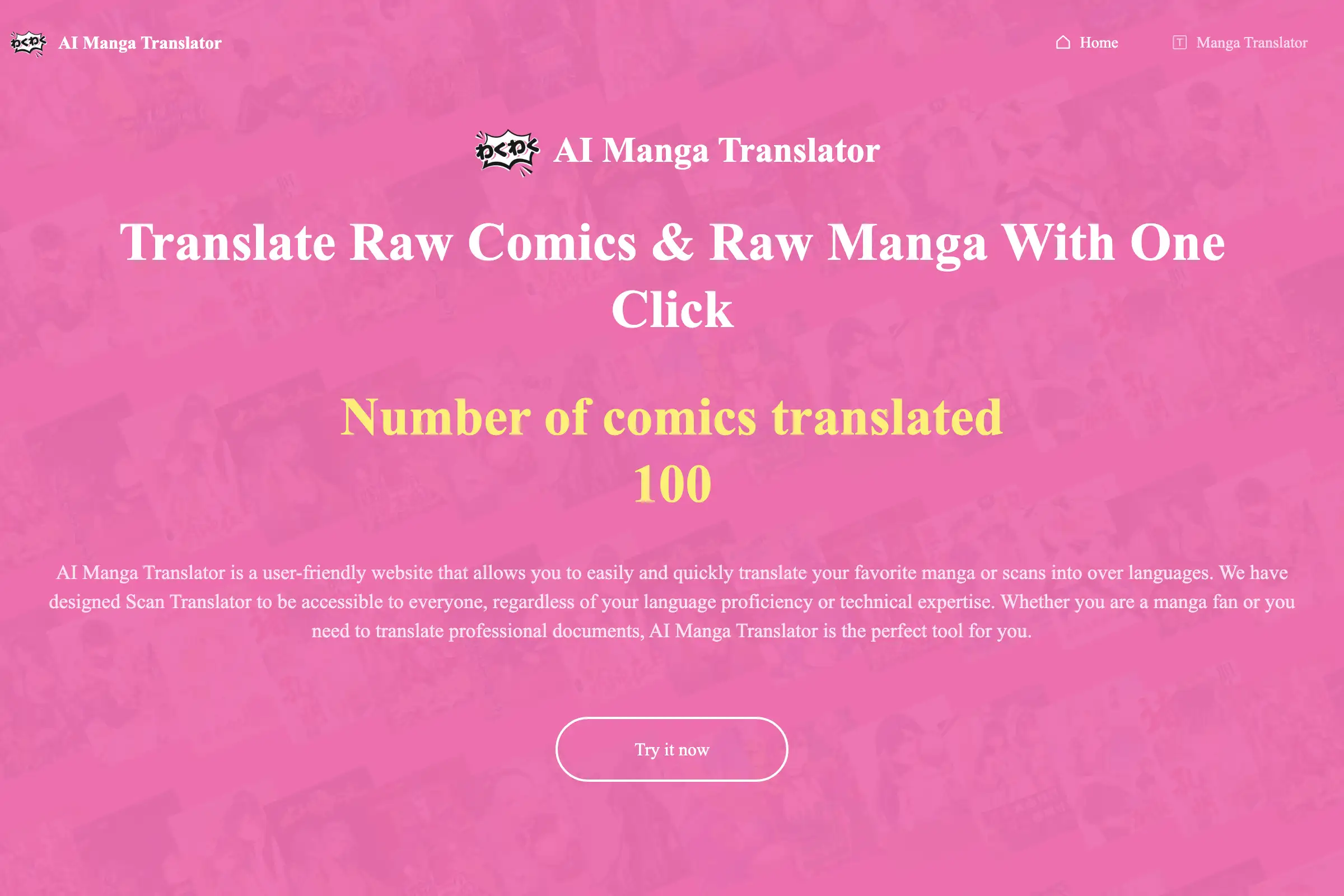 AI Manga Translator