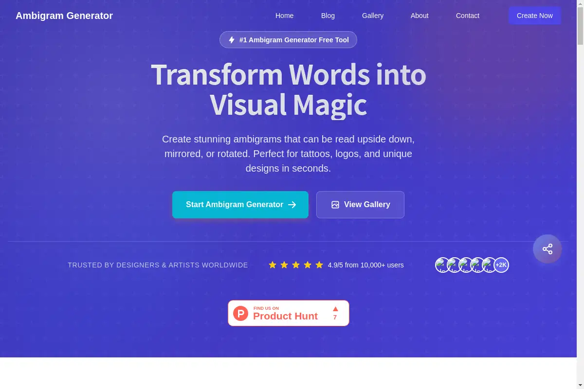 Ambigram Generator Online