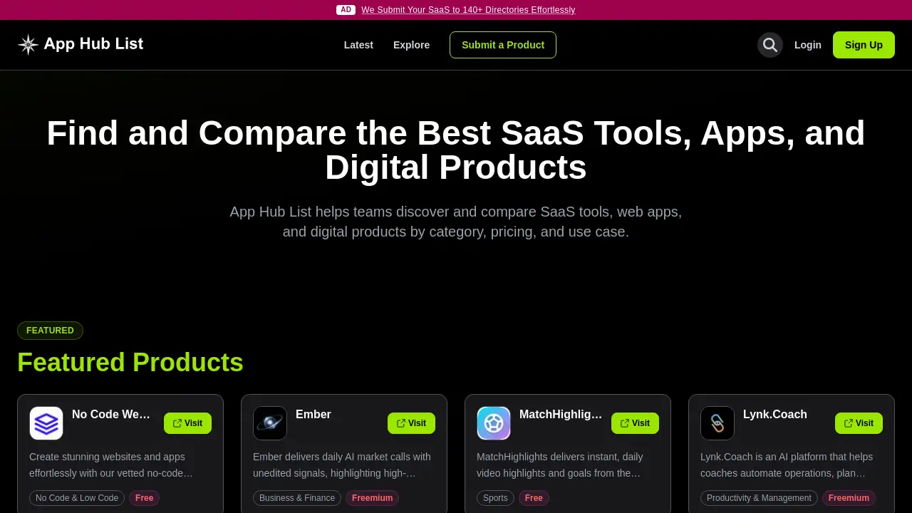 App Hub List