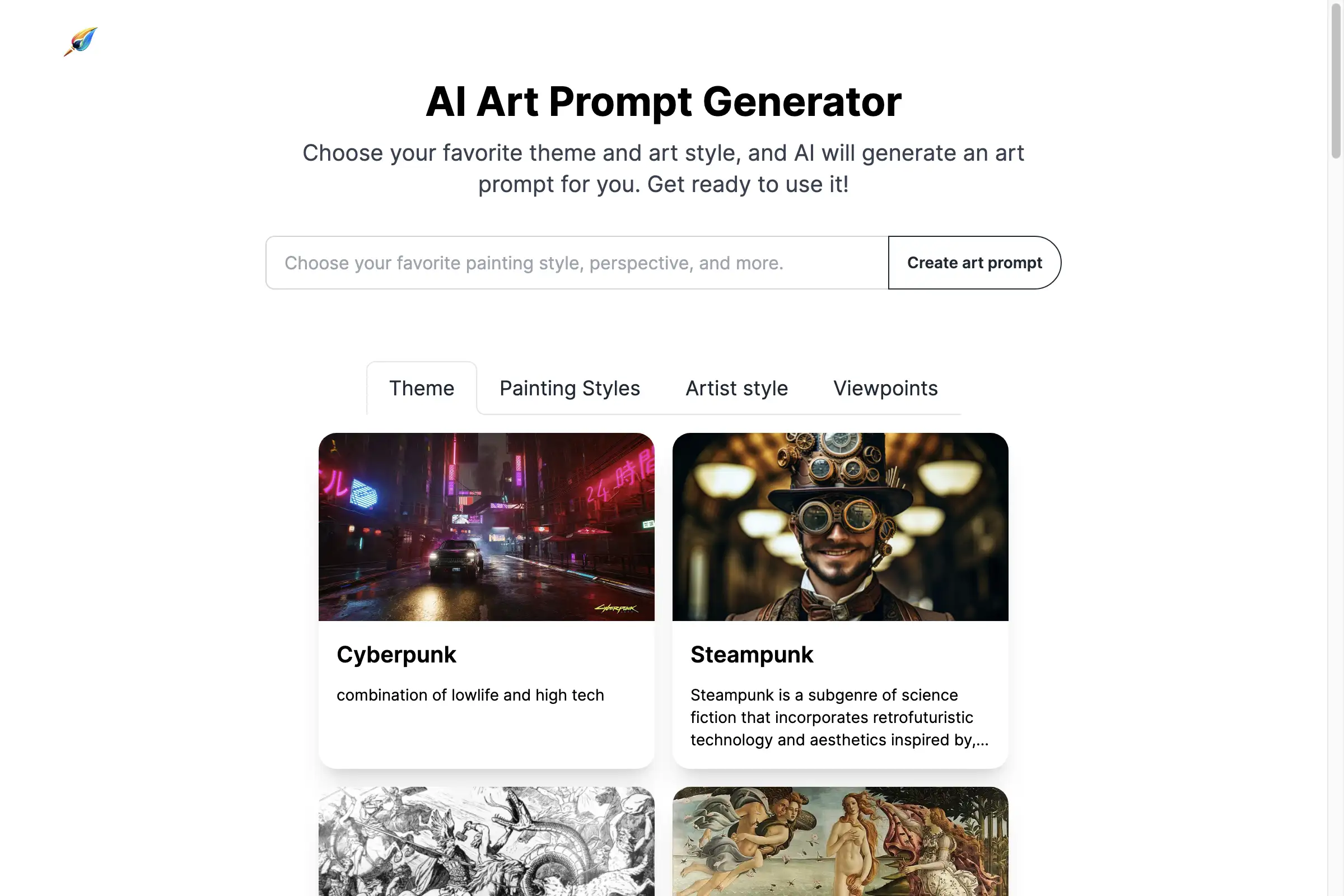 AI Art Prompt Generator