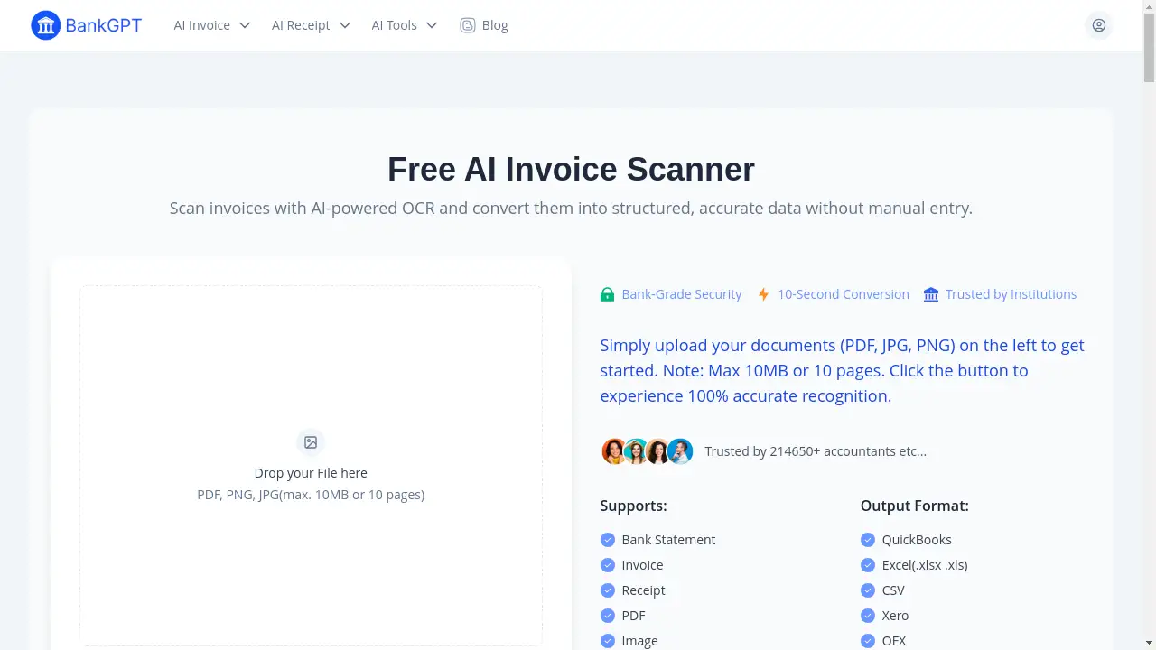 AI Invoice Scanner