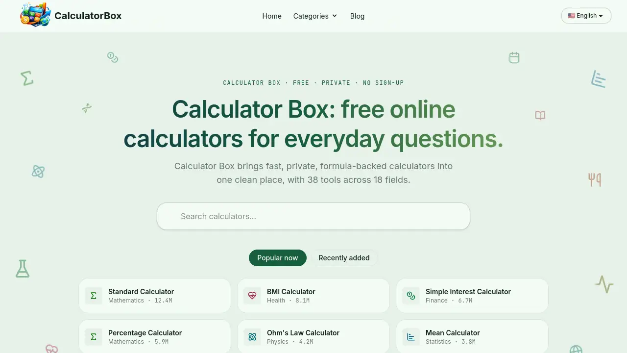 Calculator Box