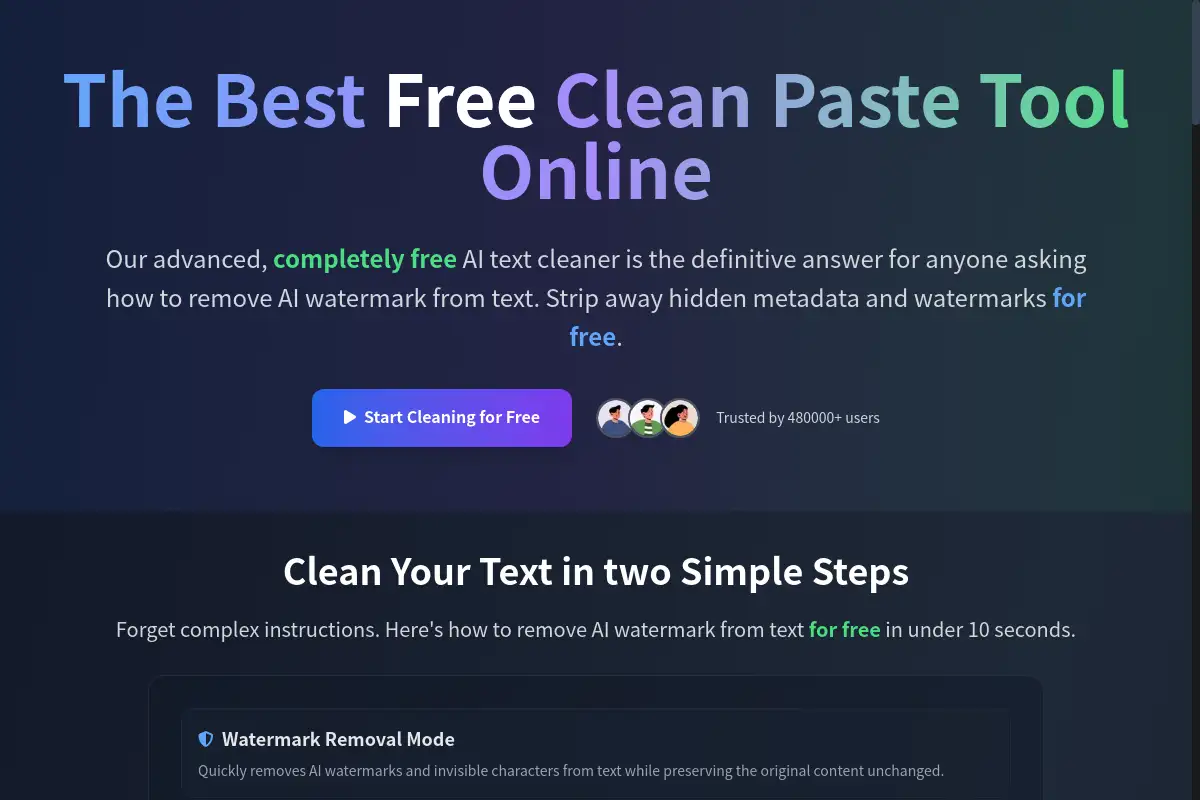 Clean Paste
