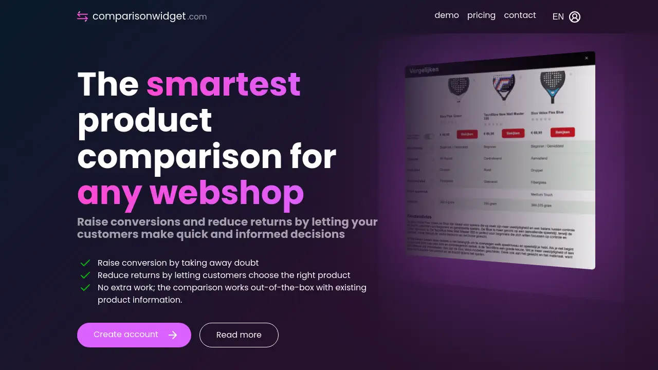 Smart Comparison Widget