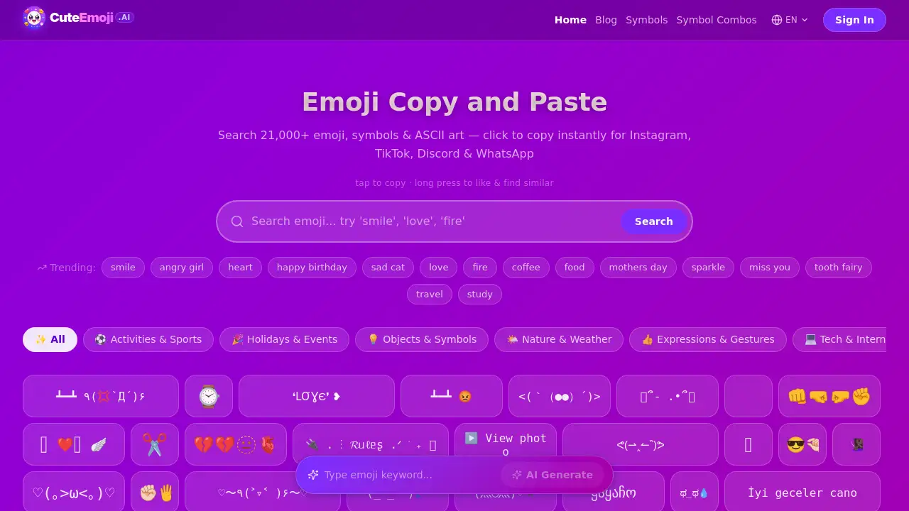 Emoji Copy and Paste