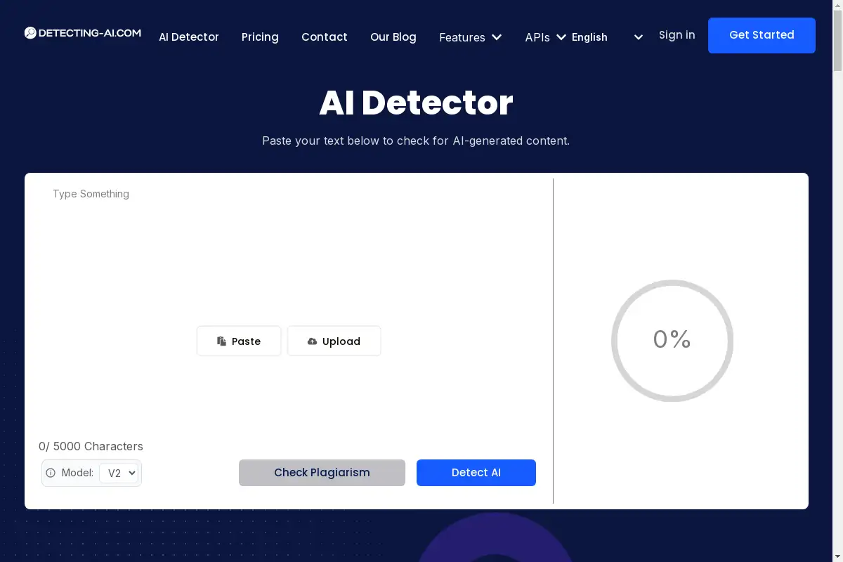 Detecting AI